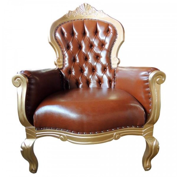poltrona catarina dourada com couro sintetico tommy design 750x750