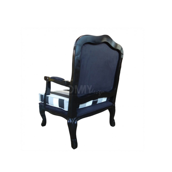 cjto king preto listra 4